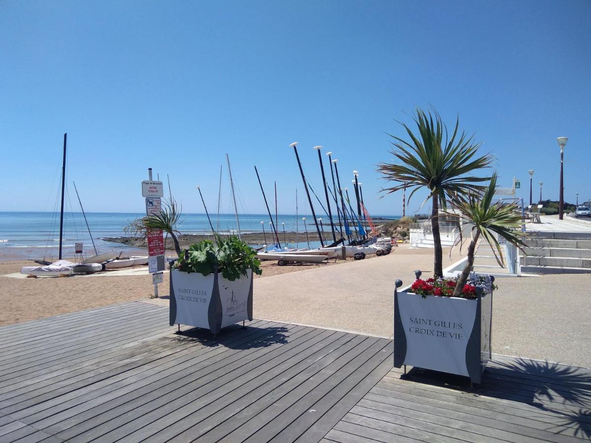 Maison Boisvinet Saint-Gilles-Croix-De-Vie, 4-5 P, Belle Cour Interieure, 200M Plage Екстериор снимка